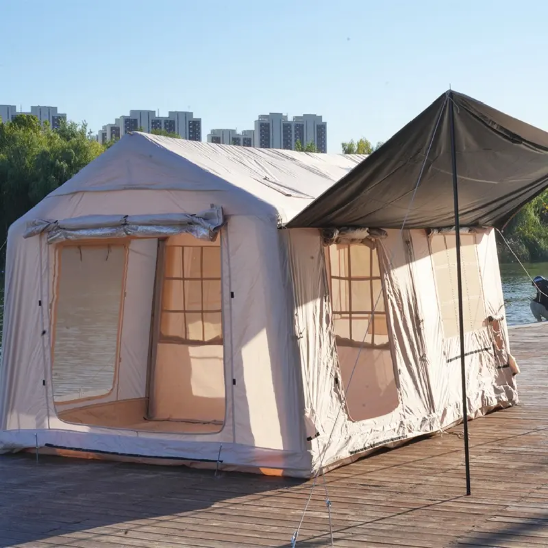 Luxury Inflatable Tent - Large Family Camping Shelter with Living Room (For 6-8 persons)