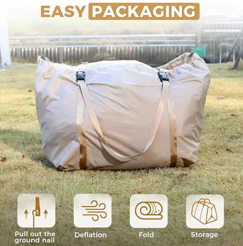 Luxury tent villa for family and couple - without camping set - black colour ( upto 5 person)