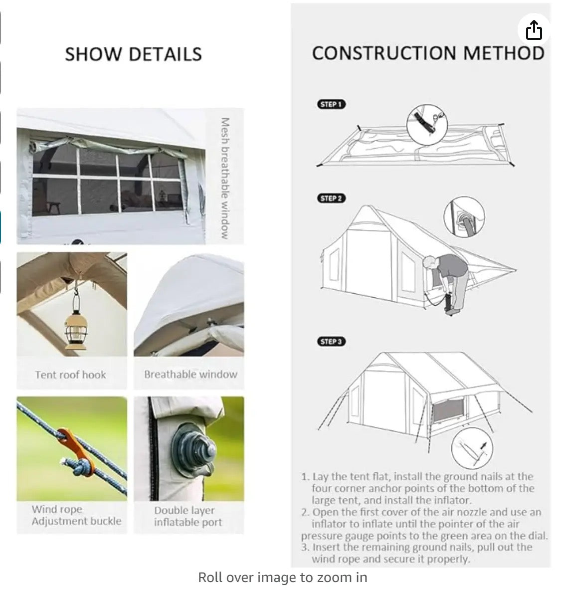Luxury Outdoor Glamping Tent Villa – Free Premium Furniture & Stove Package(upto 12 person)