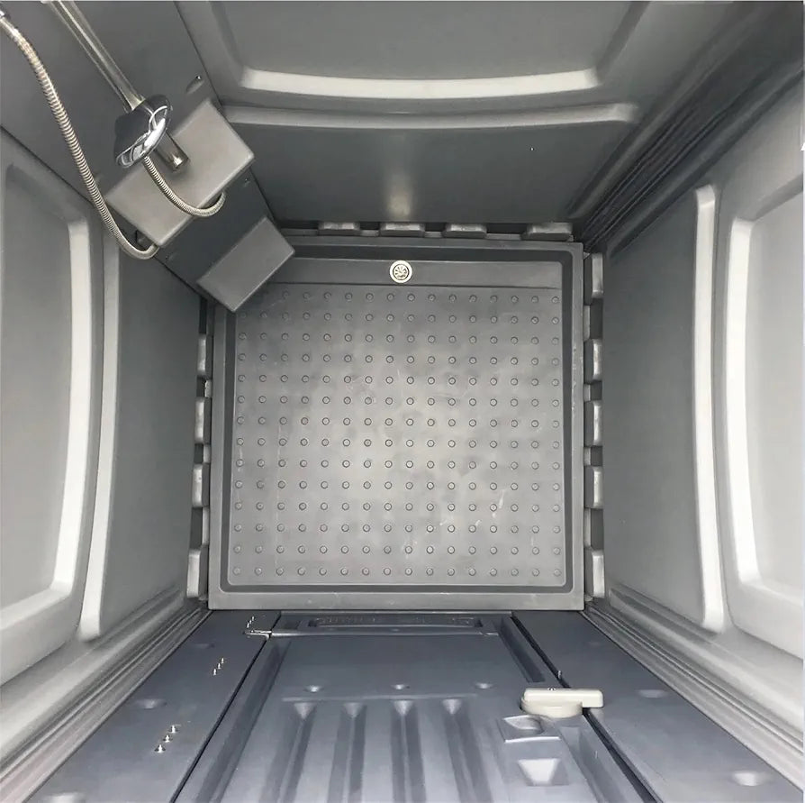 HPDE Heavy Duty Plastic Portable Shower Room, Gray