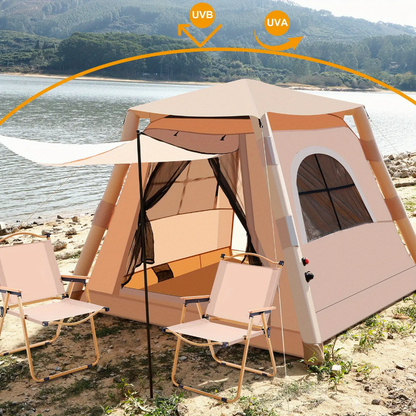 Luxury Inflatable Camping Tent  For 2-4Persons