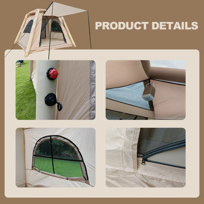 Luxury Inflatable Camping Tent  For 2-4Persons