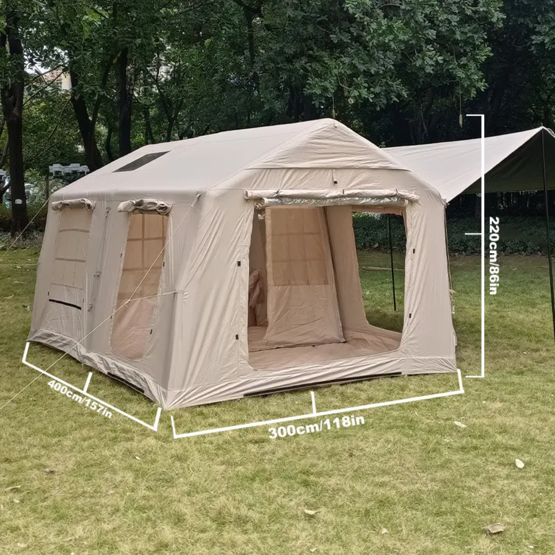 Luxury Inflatable Tent - Large Family Camping Shelter with Living Room (For 6-8 persons)