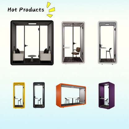 1×1.2×2.4m Soundproof Office Pod | Acoustic Phone Booth