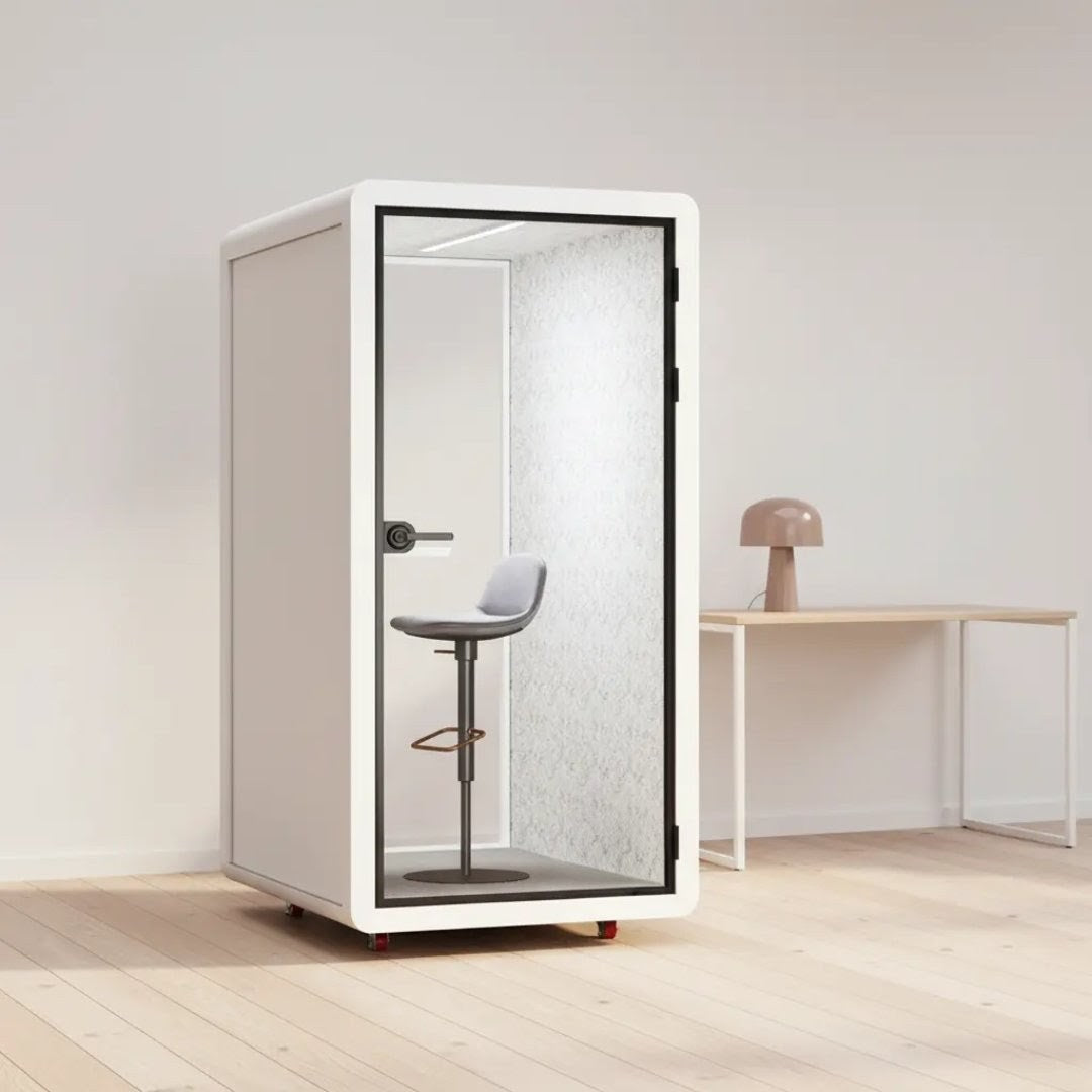 1×1.2×2.4m Premium Soundproof Office Pod | Acoustic Phone Booth