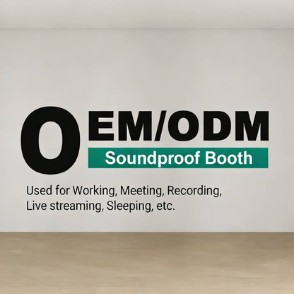 1×1.2×2.4m Premium Soundproof Office Pod | Acoustic Phone Booth
