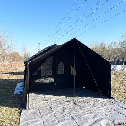 Luxury tent villa for family and couple - with free premium camping set - black colour ( upto 5 person)