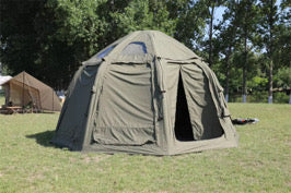 Luxury Outdoor Glamping Dome Tent Villa - Free Premium Camping Set & Stove Package(upto 10 person)- Green