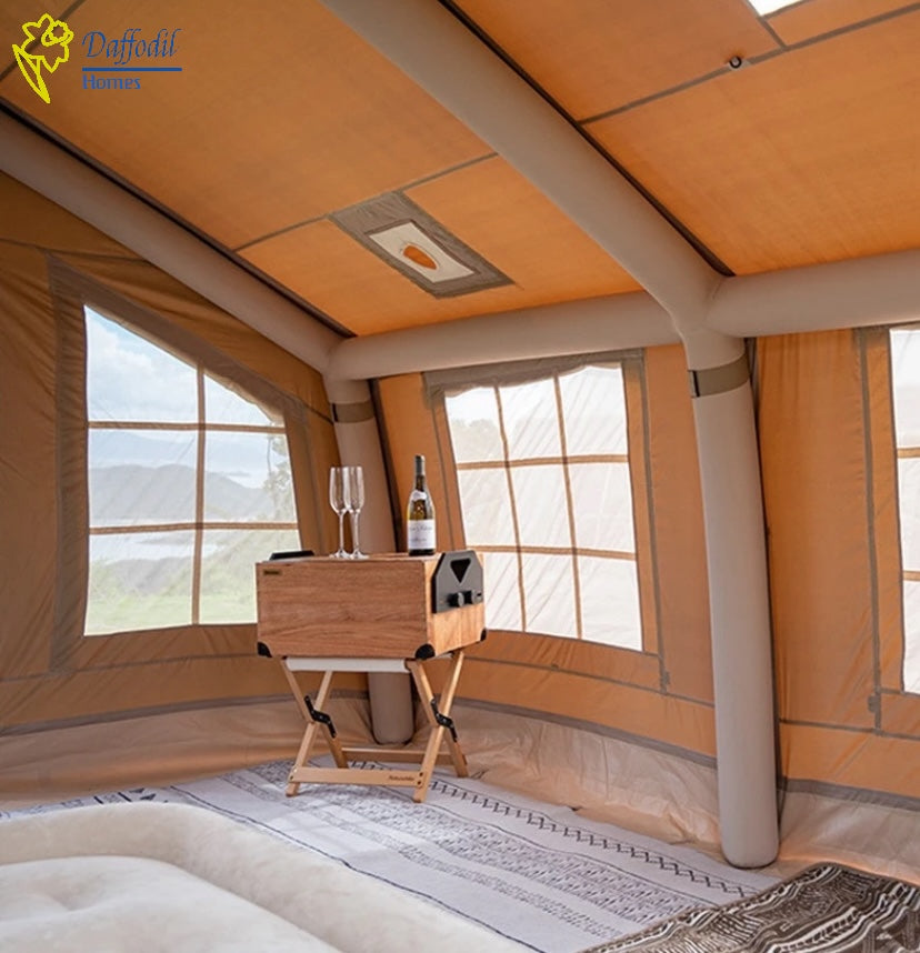 Luxury Outdoor Glamping Tent Villa – Free Premium Furniture & Stove Package(upto 12 person)