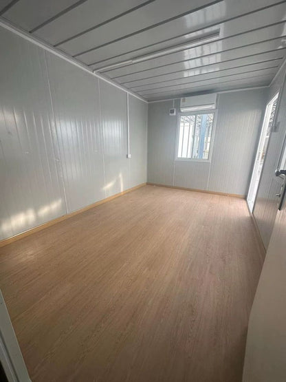 20ft x 10ft Portable Prefabricated Container House | Modern Alloy Steel Modular Cabin with Door & Windows