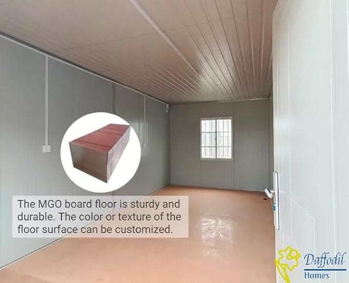 Portable Prefabricated Container Office/Room/House, 30 Minute Installation, No Crane Required(20ft)