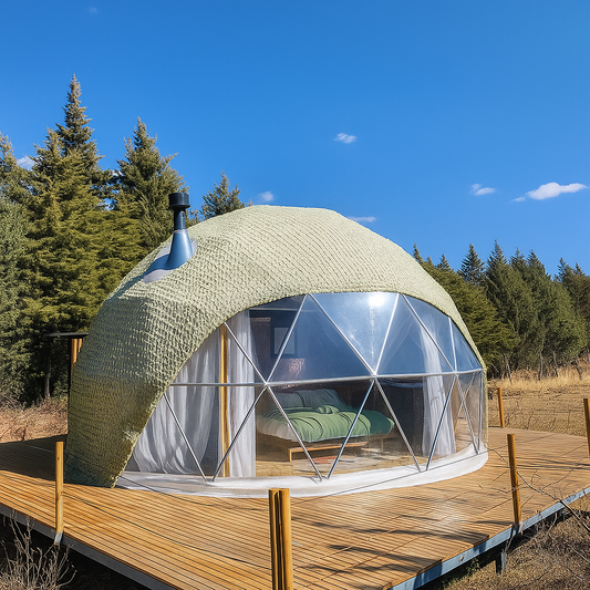 Geodesic Luxury Tent Villa For Family & Couple(4-5 persons)