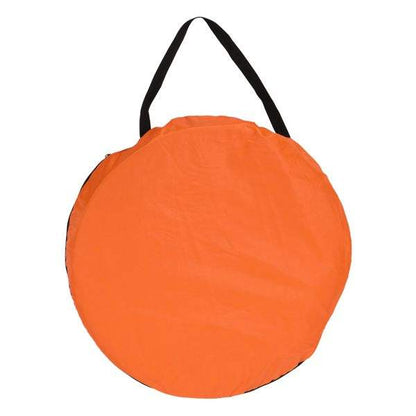 Portable Pop-Up Orange Shower Tent 1-2 Person Waterproof Camping Shelter