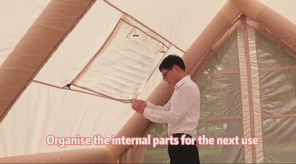 Luxury Inflatable Camping Tent - For 3-4 Persons