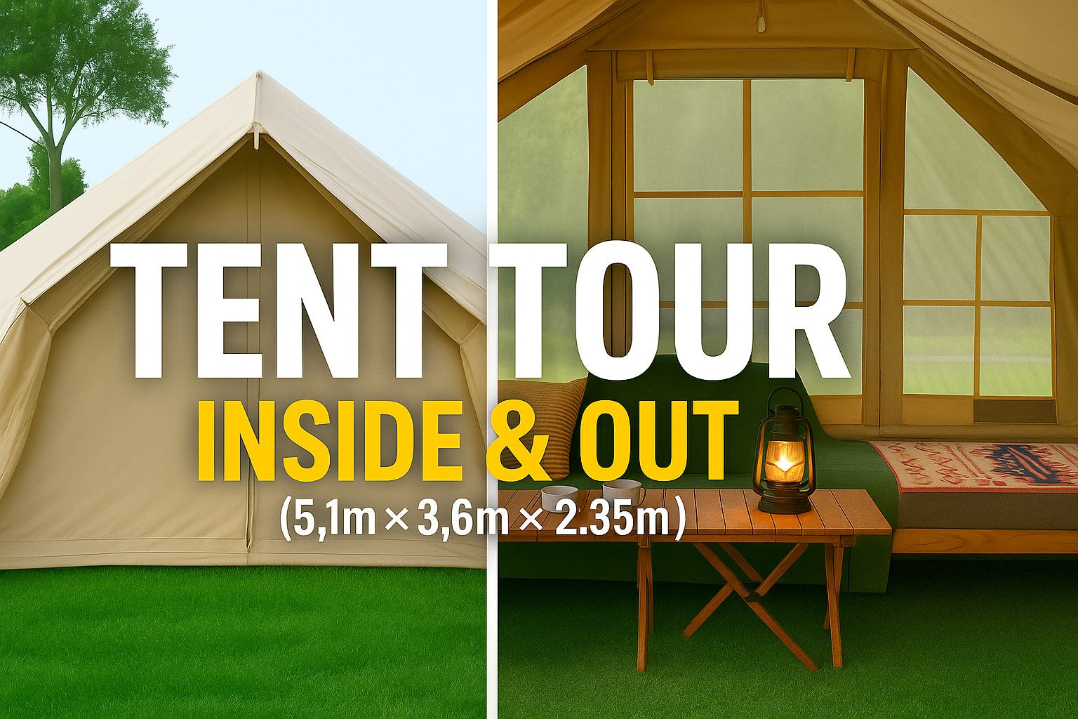 Load video: exploring tent