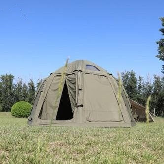 Luxury Outdoor Glamping Dome Tent Villa - Free Premium Camping Set & Stove Package(upto 10 person)- Green