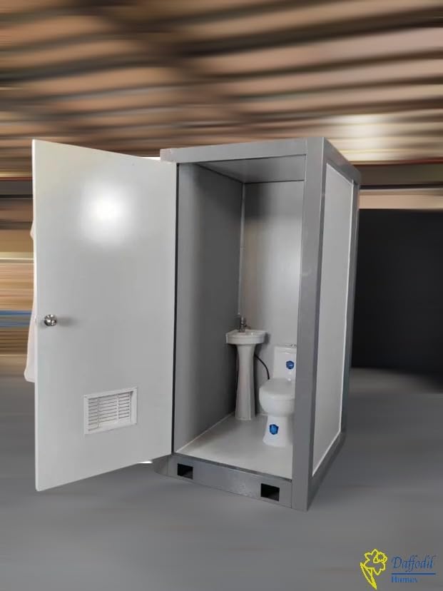 Heavy duty Portable outdoor toilet/restroom, high grade prefabricated portable mobile toilet for outdoor use(Assembly required)
