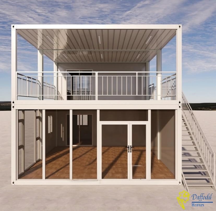 Luxury prefabricated Villa with Kitchen and Two Toilet Bathroom