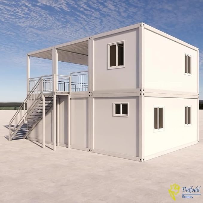 Luxury prefabricated Villa with Kitchen and Two Toilet Bathroom