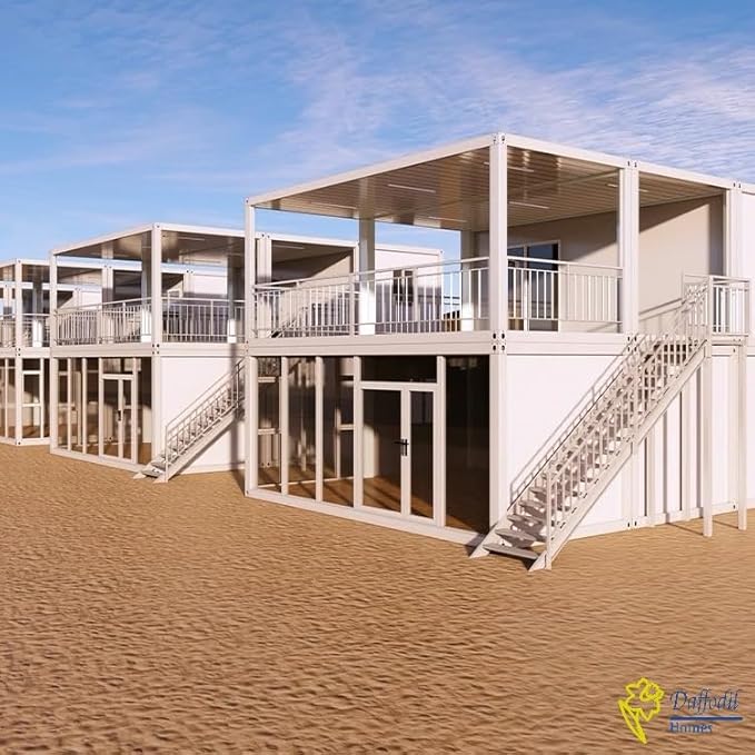 Luxury prefabricated Villa with Kitchen and Two Toilet Bathroom