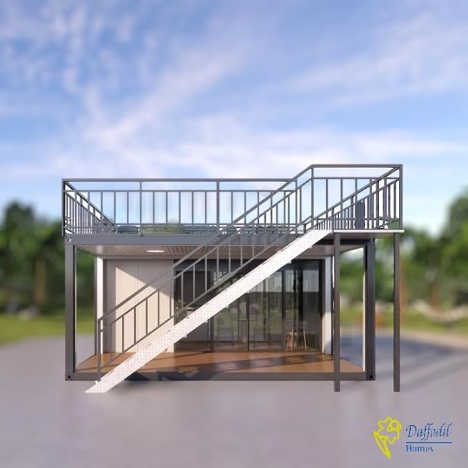 Luxury prefabricated Villa with Kitchen, washroom and Terrace roof